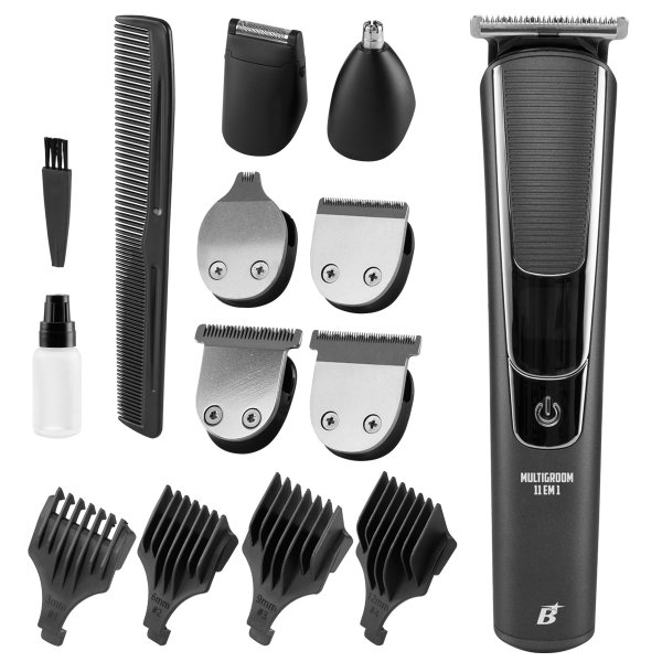 08 aparador de pelos britania bap20 11 em 1 multigroom inox